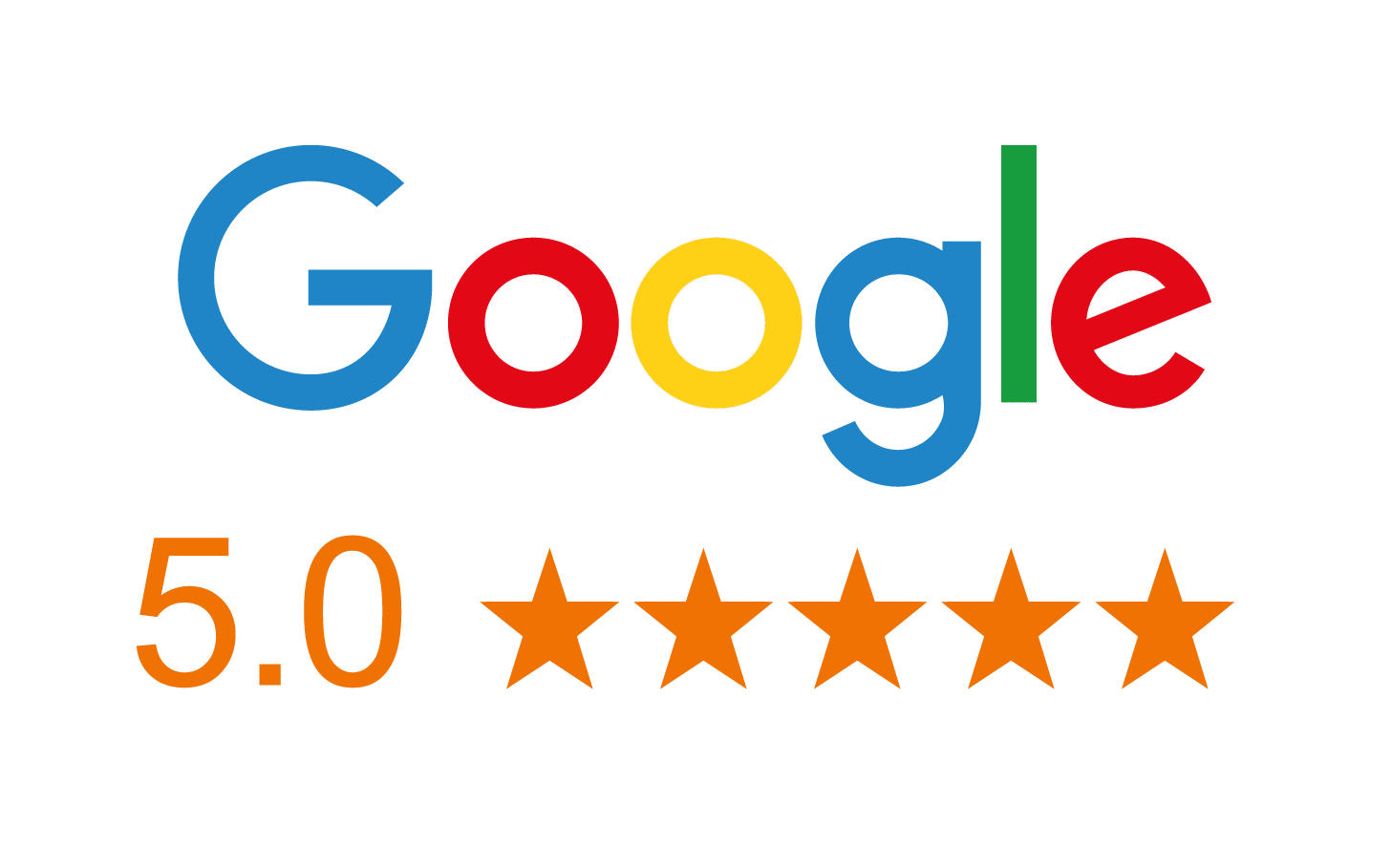 5 Star Google Reviews 